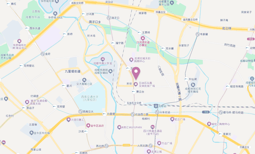 中际汇菁广场位置地图